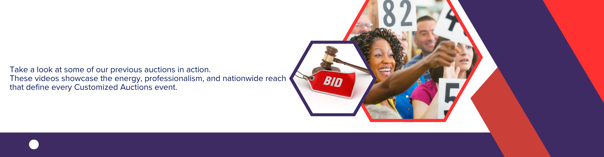 Take a look at some of our previous auctions in action. These videos showcase the energy, professionalism, and nationwide reach that define every Customized Auctions event.
